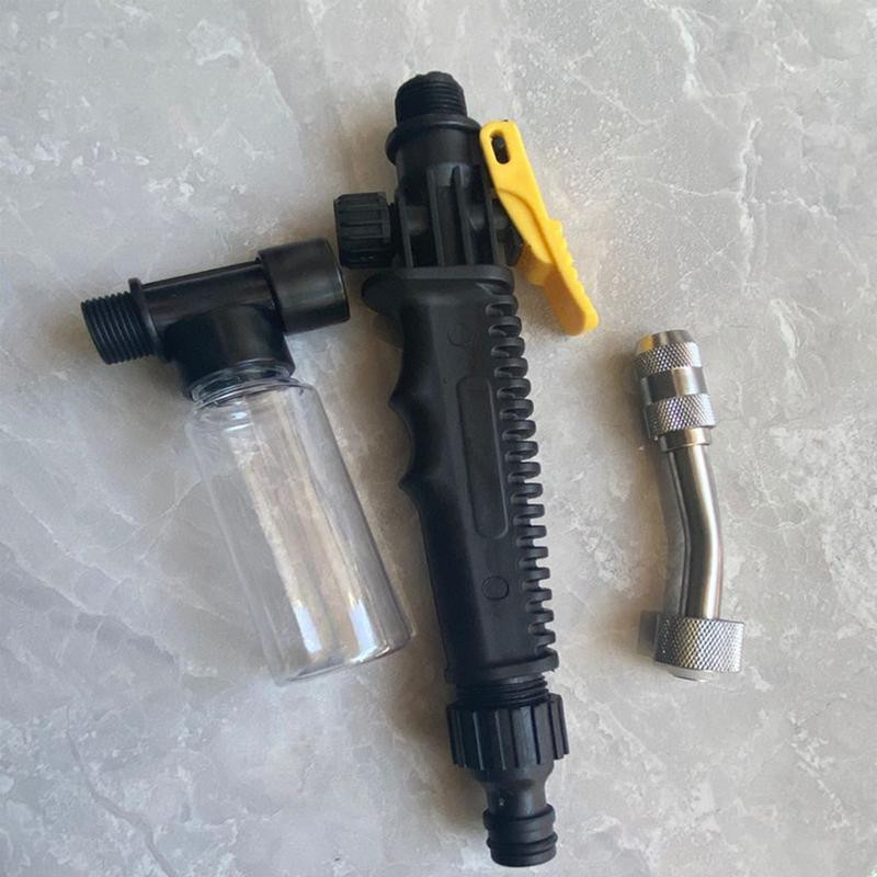 Пръскачка с накрайник за маркуч за вода Пръскачка с дюза за маркуч за вода Устройство за миене под налягане от неръждаема стомана с конектор за маркуч Пръскачка за поливане
