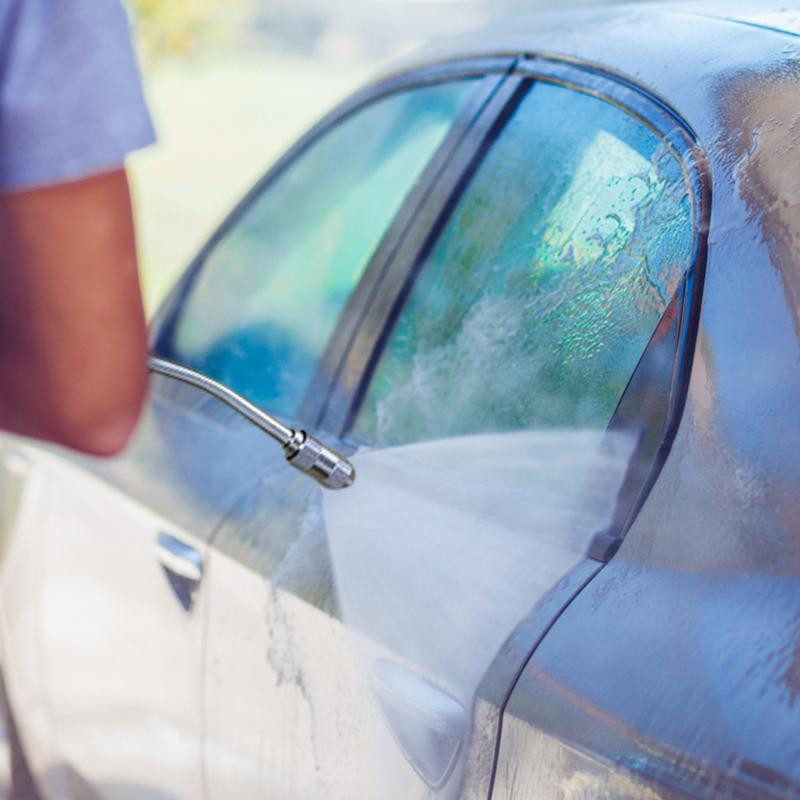 Пръскачка с накрайник за маркуч за вода Пръскачка с дюза за маркуч за вода Устройство за миене под налягане от неръждаема стомана с конектор за маркуч Пръскачка за поливане