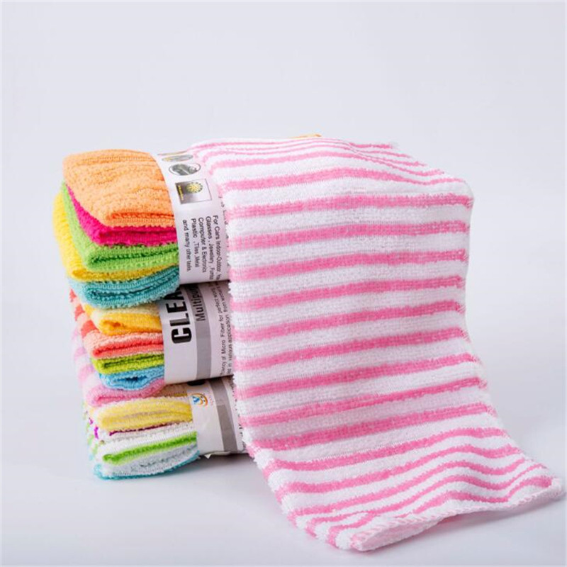 5 DB mikroszálas zsírtalanító mosogatórongy Rostos mosogatótörlő Magic konyhai tisztító törlőrongyok törölköző Pano De Prato konyhai eszköz