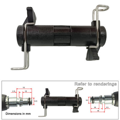 Hosszabbító csatlakozó, nagynyomású mosó tömlőcsatlakozója, tartozékok tisztítószerszáma, autókhoz, motorkerékpárok tisztításához