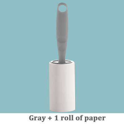 Letéphető tekercspapír Ragadós görgős portörlő kisállatszőrruhák szőnyeggumi eltávolító cserélhető tisztítókefe tartozékok