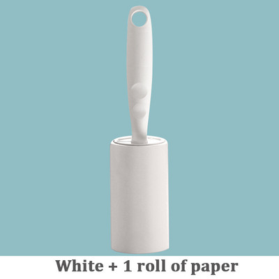 Letéphető tekercspapír Ragadós görgős portörlő kisállatszőrruhák szőnyeggumi eltávolító cserélhető tisztítókefe tartozékok