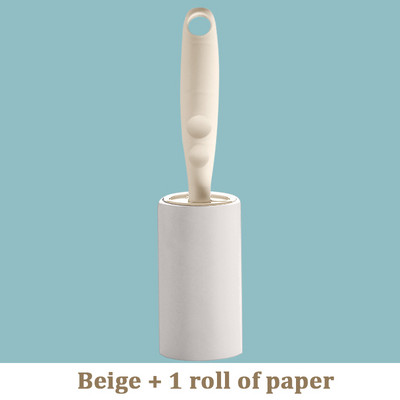 Letéphető tekercspapír Ragadós görgős portörlő kisállatszőrruhák szőnyeggumi eltávolító cserélhető tisztítókefe tartozékok