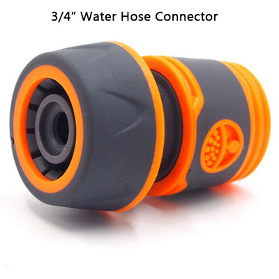 Garden Sprinkle 1/2& or 3/4& Water Hose Connector Pipe Adapter Tap Hose Pipe Fitting Σετ Σύνδεσμος γρήγορης σύνδεσης με ελαστικό υλικό