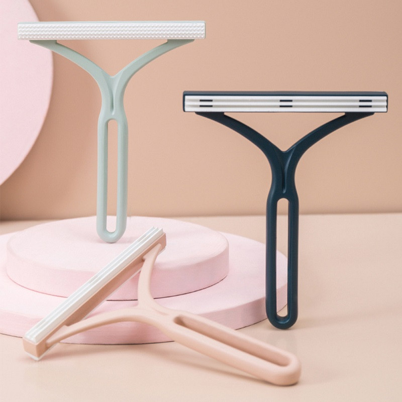 Hordozható kétoldalas kisállatszőreltávolító Szöszeltávolító Tiszta Szerszám Borotva Pulóver Tisztító Szövetborotva Kaparó Ruha Szőnyeghez