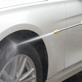 Накрайник за маркуч за вода под високо налягане Многофункционален накрайник за миене на автомобили за външна употреба, месинг за дългосрочна употреба Идеален за почистване на вашия дом
