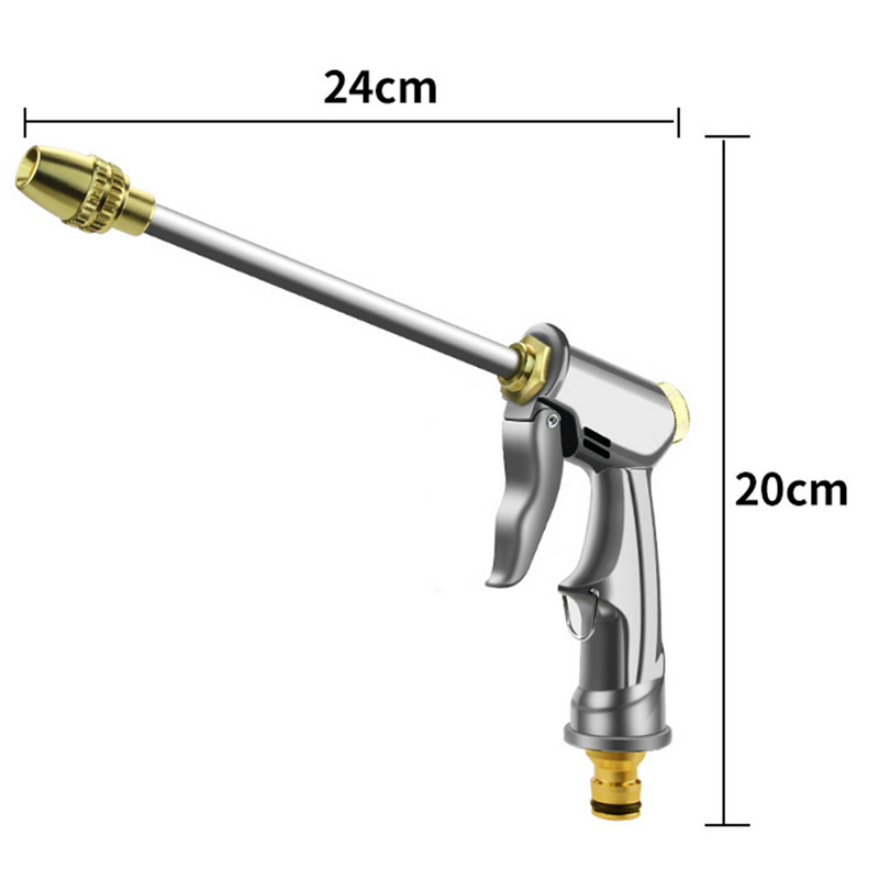 Nagynyomású víztömlő fúvóka Többfunkciós autómosó fúvóka kültéri sárgaréz hosszú távú használatra, tökéletes az otthoni tisztításhoz