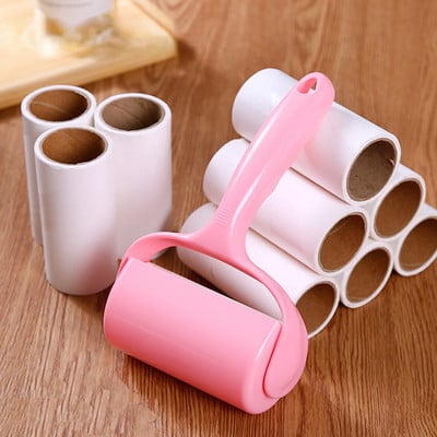 Tear type sticky hair device roll paper dust removal sticky drum type sticky dust paper household pet hair clothes hair remover