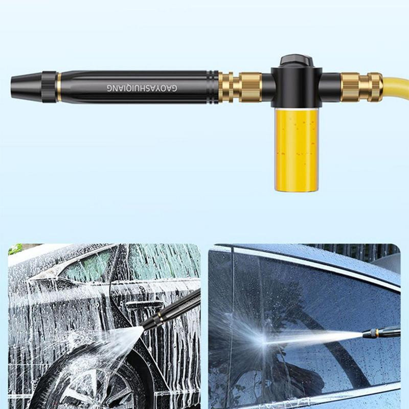 Tömlőfúvóka Többfunkciós, állítható kézi nagynyomású kerti permetező mosó öntözőgép Kertészeti gépkocsi tisztítóeszköz