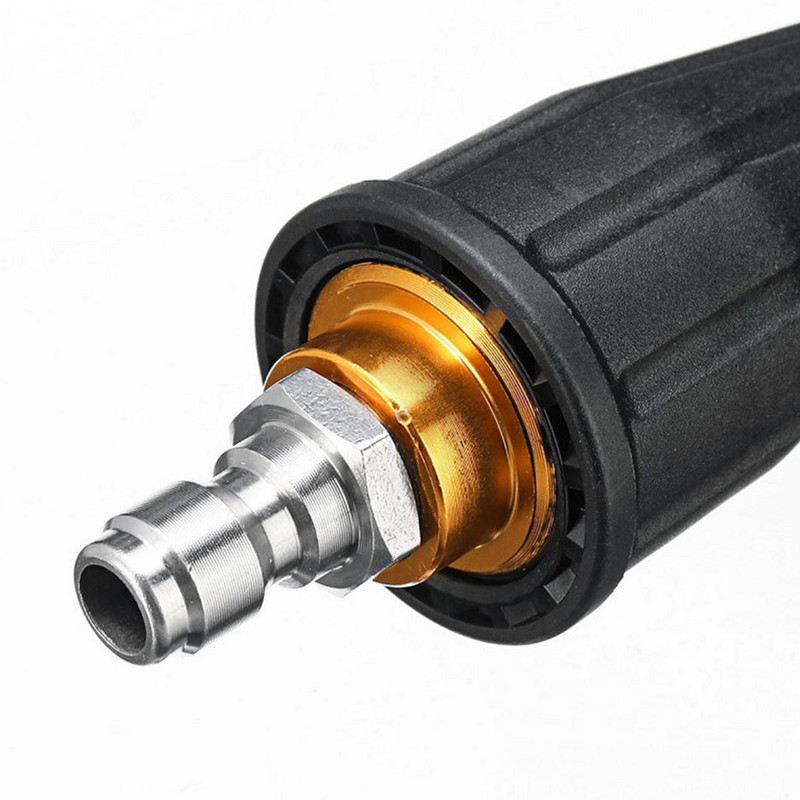 Magasnyomású mosó fúvóka Magasnyomású mosó fúvókák hegyei Magasnyomású mosó fúvóka hegyei Teljes készlet 3600 PSI forgó turbó fúvóka