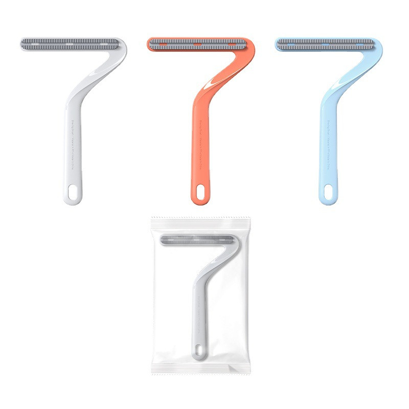 Kétoldalas szöszeltávolító kisállatszőreltávolító tiszta szerszám borotva pulóver tisztító textilborotva kaparó ruhákhoz Szőnyegszőreltávolító