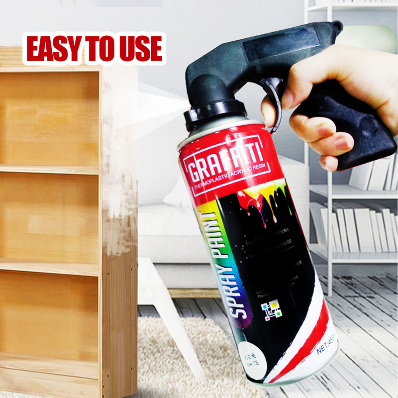 Professzionális aeroszolos háztartási permetező adapter festékpisztoly fogantyújának adaptere festékpolírozó szerszámokhoz, teljes markolatú fogantyús kioldó festékszóró