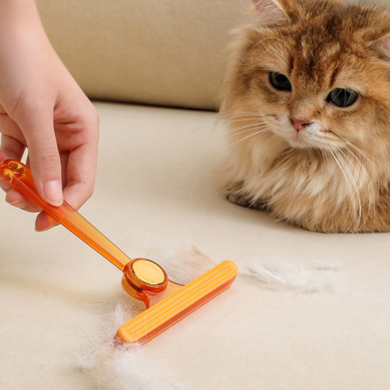 Műanyag szöszeltávolító kétoldalas kisállatszőreltávolító kefe Kézi szőnyeggyapjú kabát, ruhák borotva eltávolító kaparó tisztítóeszköz