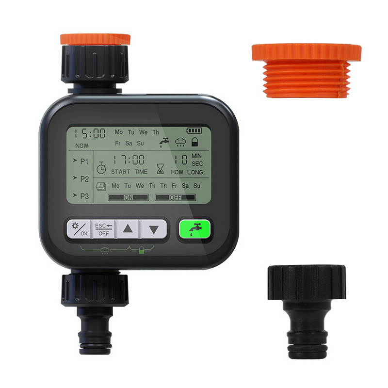 Kertészeti öntözés időzítő automata öntöző berendezés kerti erkély esőérzékelő vezérlő intelligens öntözőrendszer
