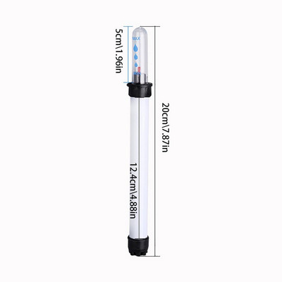 1 vnt augalų vandens lygio matuoklis, skirtas vazonams, hidroponinis augalo lygio indikatorius Patvarus PP vazoninio dirvožemio drėgmės matuoklis