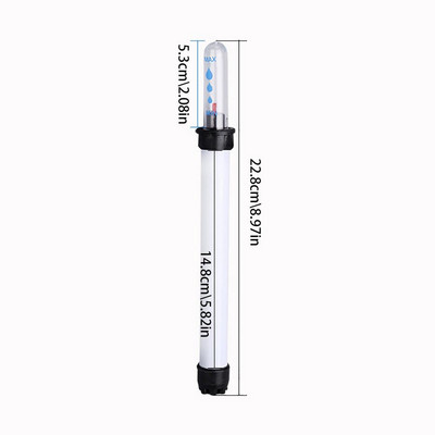 1 vnt augalų vandens lygio matuoklis, skirtas vazonams, hidroponinis augalo lygio indikatorius Patvarus PP vazoninio dirvožemio drėgmės matuoklis