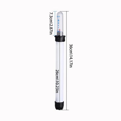 1 vnt augalų vandens lygio matuoklis, skirtas vazonams, hidroponinis augalo lygio indikatorius Patvarus PP vazoninio dirvožemio drėgmės matuoklis