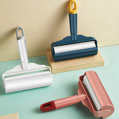 Lint Rollers Pet Hair Remover Lint Remover Dust Roller Clothes Carpet Sticky Roll Brush Kit with Dust Cover Οικιακός καθαρισμός