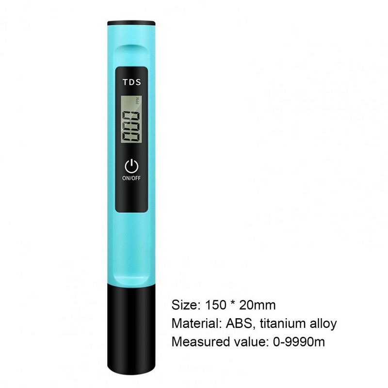 Nešiojamas vandens kokybės testeris LCD ekranas Energiją taupantis Ekologiškas kompaktiškas vandens kokybės monitorius sodo namų apyvokos reikmenys