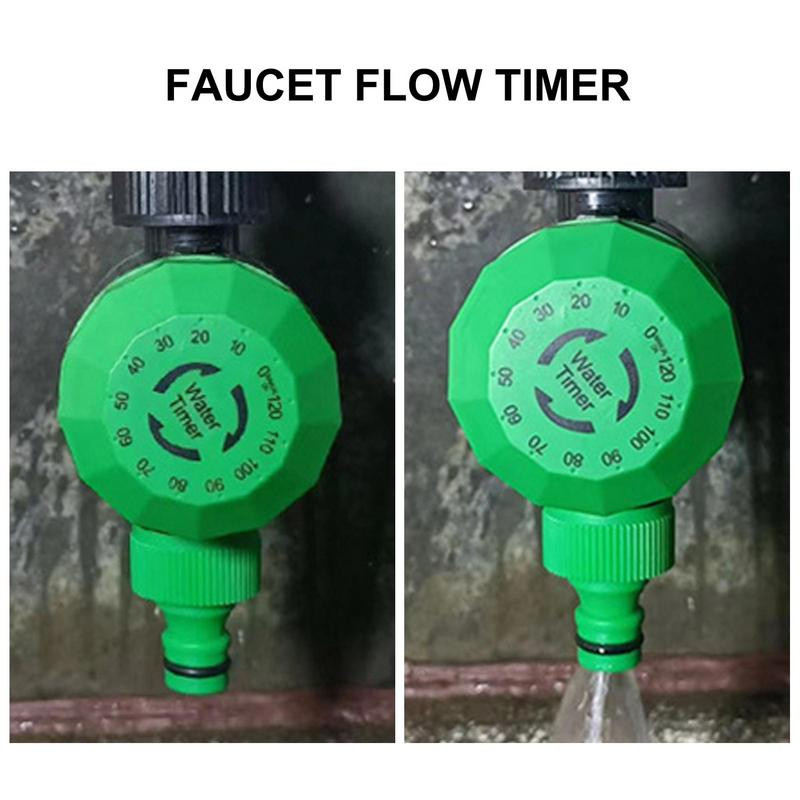 Öntözés időzítő Mechanikus öntözőtömlő időzítő locsoló tárcsával kültéri kerti otthoni és parki kertészeti tartozékokhoz