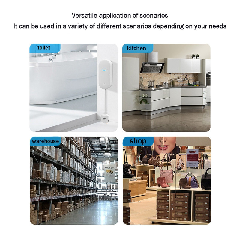 1 db Tuya Smart vízszivárgás érzékelő otthoni vízszivárgás érzékelő vízszivárgás riasztó érzékelő