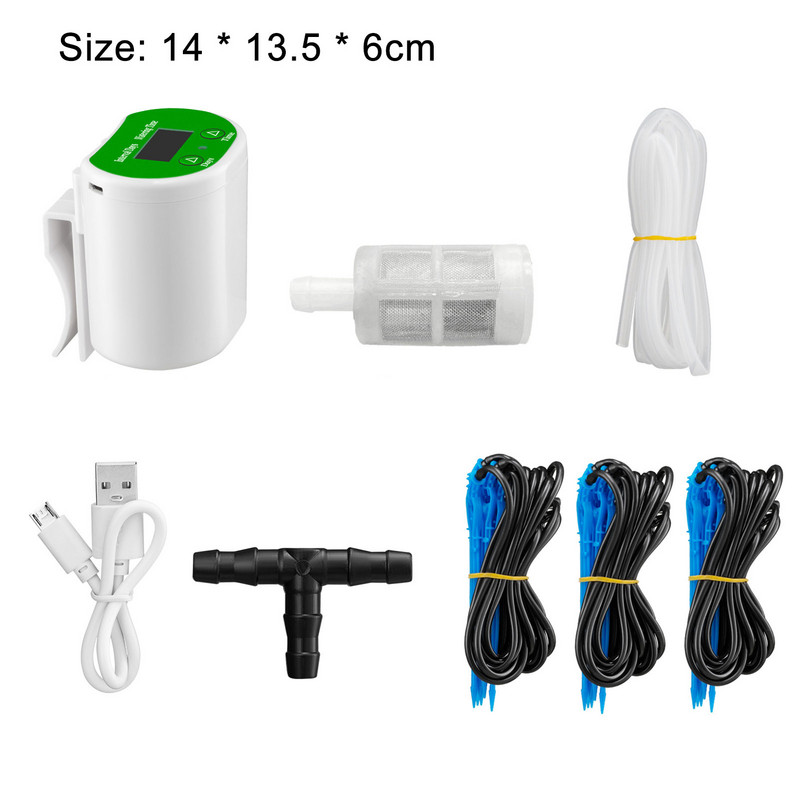 Automatikus virágöntöző időzítő Intelligens növényöntöző gép bel- és kültéri növényekhez