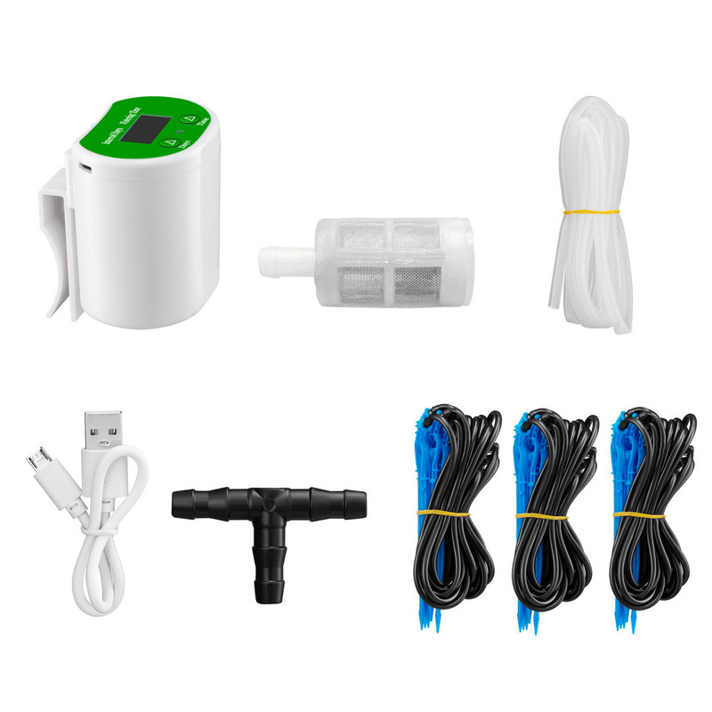 Automatikus virágöntöző időzítő Intelligens növényöntöző gép bel- és kültéri növényekhez