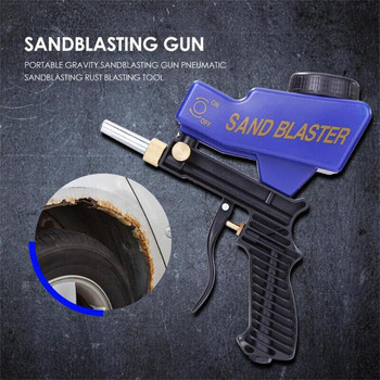 Φορητό πιστόλι Sand Blaster Εργονομικής σχεδίασης Air Gravity Feed Rust Remover πολλαπλών λειτουργιών χονδρική νέα