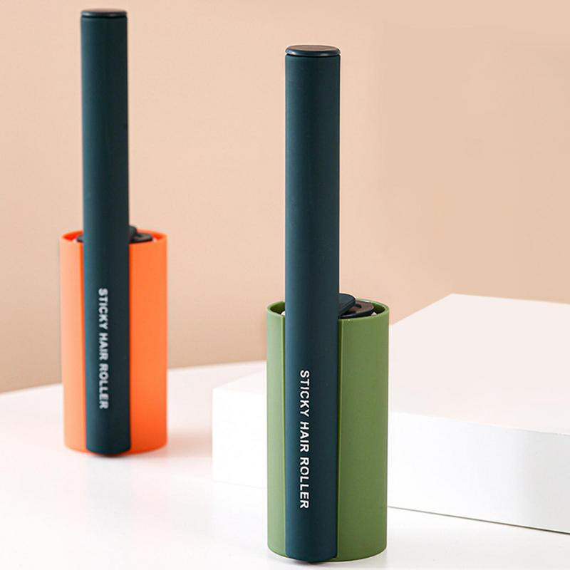 Szöszhenger Újrafelhasználható szöszhengerek, álló csattal, porálló tokkal, kisállatszőreltávolítóval, forrón olvadó öntapadó papír gyors porral