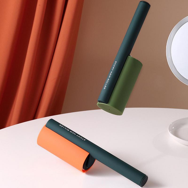 Szöszhenger Újrafelhasználható szöszhengerek, álló csattal, porálló tokkal, kisállatszőreltávolítóval, forrón olvadó öntapadó papír gyors porral