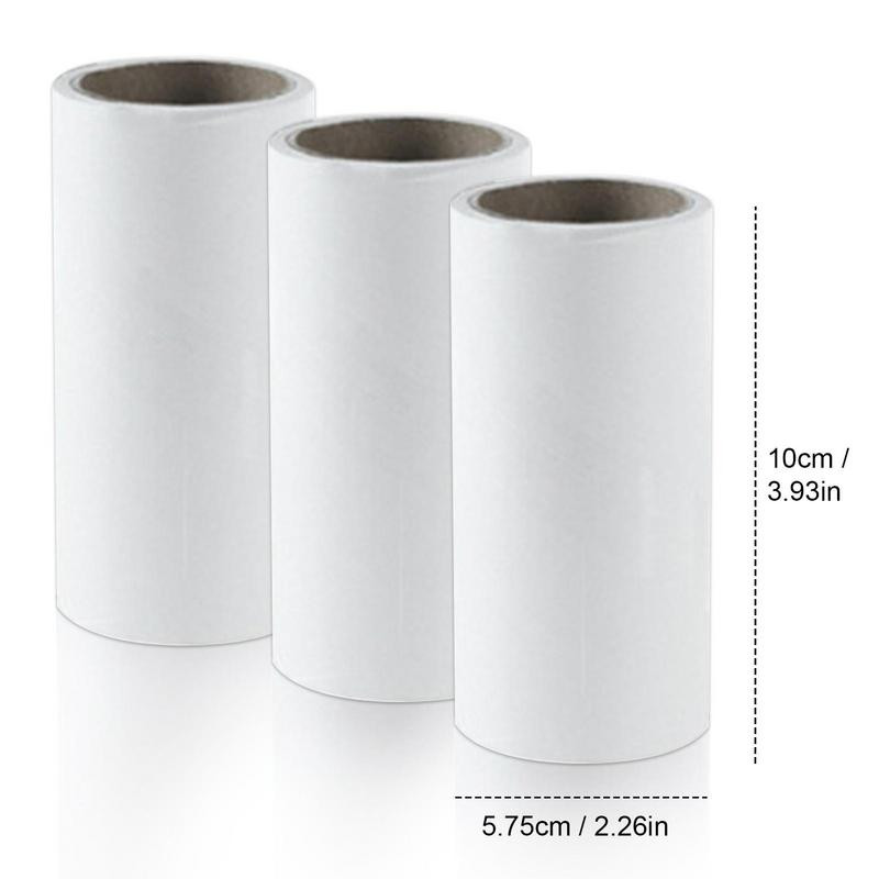 Szöszhenger Újrafelhasználható szöszhengerek, álló csattal, porálló tokkal, kisállatszőreltávolítóval, forrón olvadó öntapadó papír gyors porral