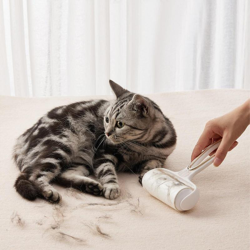 Kisállatszőreltávolító görgő Kutya macskaszőr eltávolítása a bútorból Öntisztuló Sima forgás Szösz Szőreltávolító Kézzel kezelhető