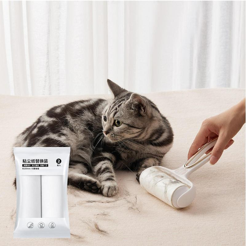 Kisállatszőreltávolító görgő Kutya macskaszőr eltávolítása a bútorból Öntisztuló Sima forgás Szösz Szőreltávolító Kézzel kezelhető