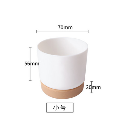 Zamatos növénycserép, kétrétegű zöld kapor kis zöld növény virágcserép Kerti virágtartó virágcserép váza asztali dekorációhoz