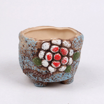 1 τεμ. Personality Ceramic Περισσότερα χυμώδεις γλάστρα Meat Plant Creative Small Flower Pot Nursery Planter Διακόσμηση γραφείου σπιτιού