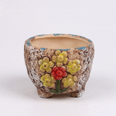 1 τεμ. Personality Ceramic Περισσότερα χυμώδεις γλάστρα Meat Plant Creative Small Flower Pot Nursery Planter Διακόσμηση γραφείου σπιτιού