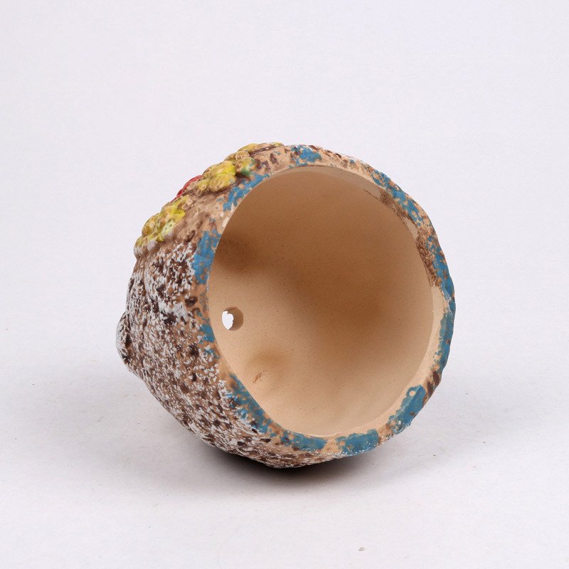 1db Personality Kerámia Zamatosabb virágcserepes húsüzem Kreatív kis virágcserepes faiskolai virágtartó Otthoni irodai dekoráció