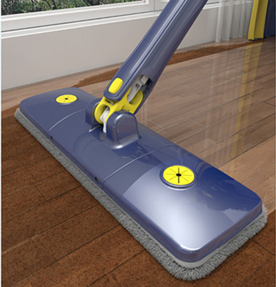 2023 Önkicsavarható csavar Lazy Mop Squeeze 360 Forgó X-típusú szabad kézmosó üveg lapos padló lépcső porsarok tisztító eszköz