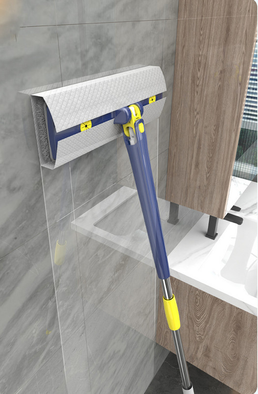 2023 Önkicsavarható csavar Lazy Mop Squeeze 360 Forgó X-típusú szabad kézmosó üveg lapos padló lépcső porsarok tisztító eszköz