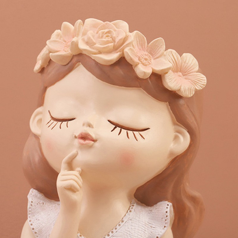 Gyanta virágcserepek Rajzfilm viráglány pozsgások növénycserép Kert Kaktusz ültető beltéri kültéri növénytartó edények virágcserép