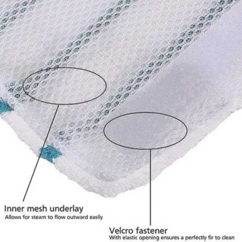5 τεμάχια μαξιλαριού καθαρισμού πετσέτα καθαρισμού δαπέδου Πανί σκόνης για Black & Decker FSM1600 FSM1610 FSM1620 FSM1630 Σφουγγαρίστρα ατμού