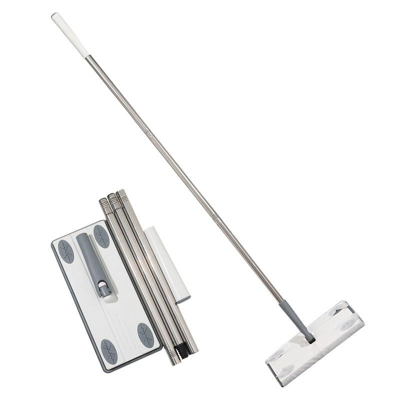 Mikroszálas felmosók Lapos felmosó erős fém fogantyúval, nedves és poros felmosás keményfa csempe padló hálószoba tisztításához