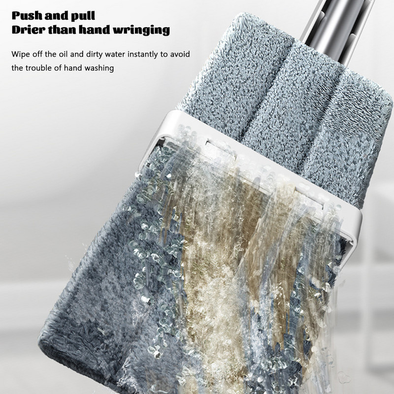 Háztartás egy húzóháló lusta Kihangosító felmosó Széleskörű Alkalmazás Multifunkcionális Háztartási Ellátás Nedves és száraz lapostisztító felmosó