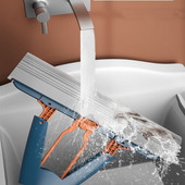 Collodion Mop Squeeze Összehajtható pamutfej Cserélje ki a facsempét Háztartási takarítás Csavarhúzó Felmosó fogantyú Ingyenes kézmosás