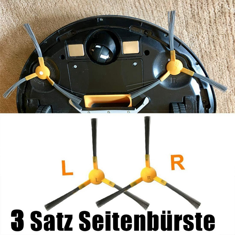 Csere főkefe oldalkefe HEPA szűrő kompatibilis a Neatsvor X500 robotporszívó tartozékokkal