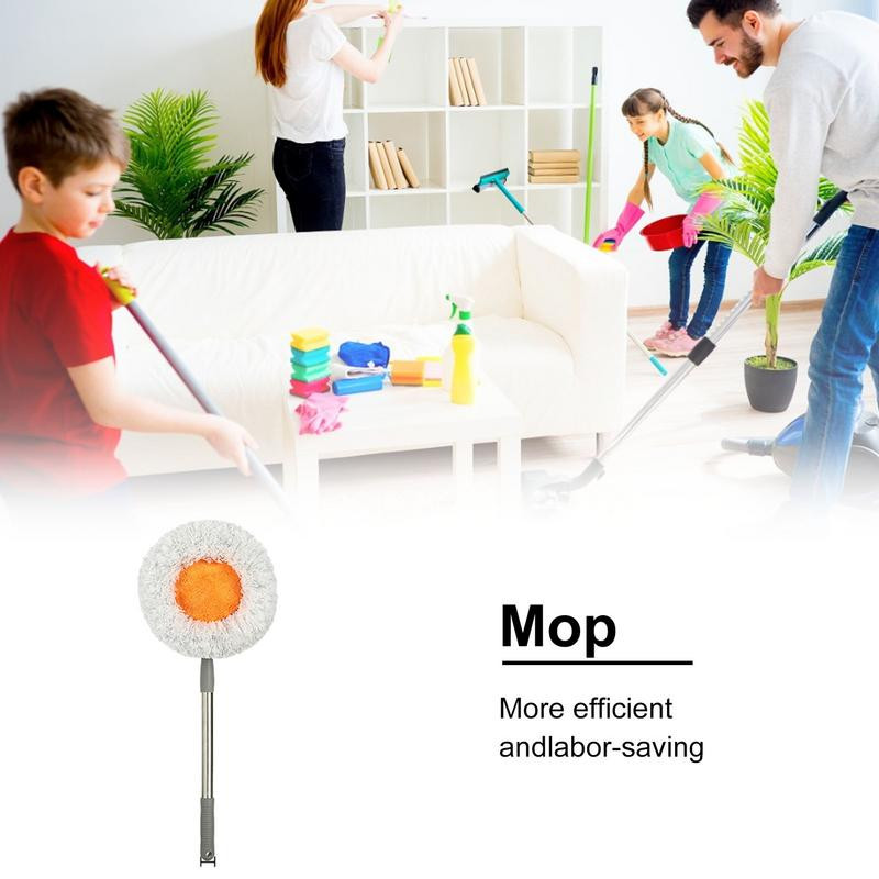 Autómosó mikroszálas felmosó felmosófej Forgó pamut alátétek Csere centrifugálás Padlómosáshoz Kerek Tisztítóeszközök Háztartási mikroszálas