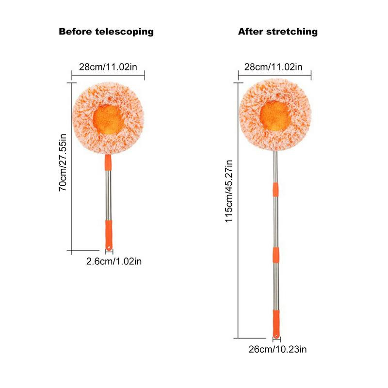 Autómosó mikroszálas felmosó felmosófej Forgó pamut alátétek Csere centrifugálás Padlómosáshoz Kerek Tisztítóeszközök Háztartási mikroszálas