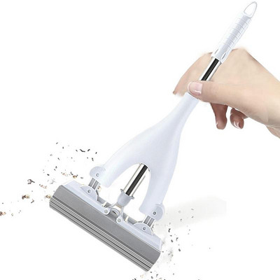 Mini mop de curățare pentru birou Mop de uz casnic fără spălare manuală Mop absorbant puternic Mop cu burete umed și uscat pentru baie, bucătărie