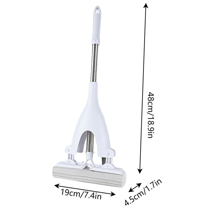 Мини моп за почистване на работния плот Домакински моп без ръчно пране Силно абсорбиращ моп за мокро и сухо използване на гъба за моп за баня и кухня