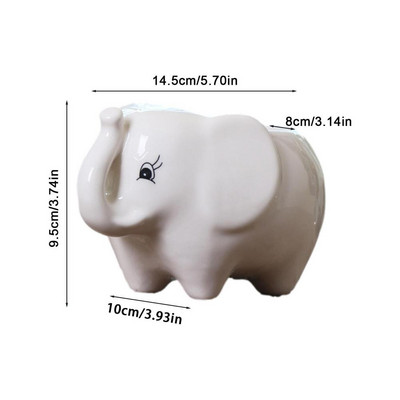 Új fogforma Kreatív kerámia zamatos növények Virágcserép asztali mini virágcserepes ültető Otthoni irodai dekoráció